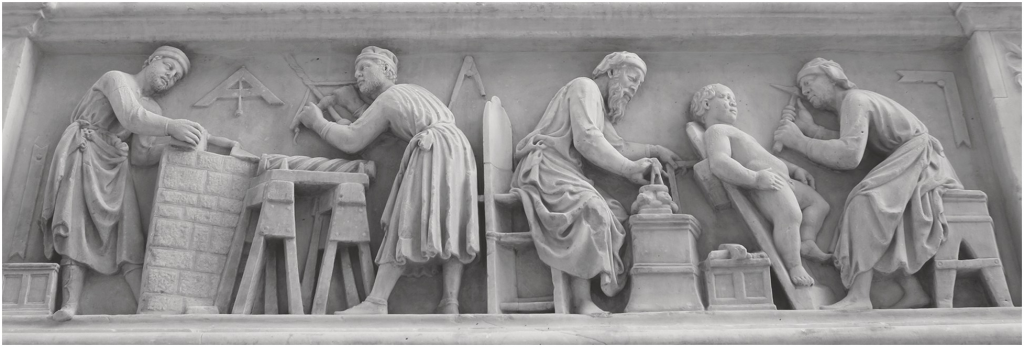 Materiali, tecniche e sedi di lavoro fra tarda antichità e medioevo