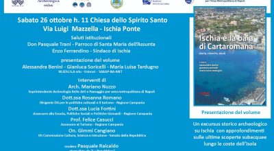 Presentazione del volume “Ischia e la baia di Cartaromana: storia, ricerche, studi”