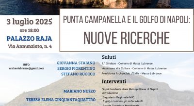 Punta Campanella e il Golfo di Napoli. Nuove ricerche”Workshop a Massa Lubrense