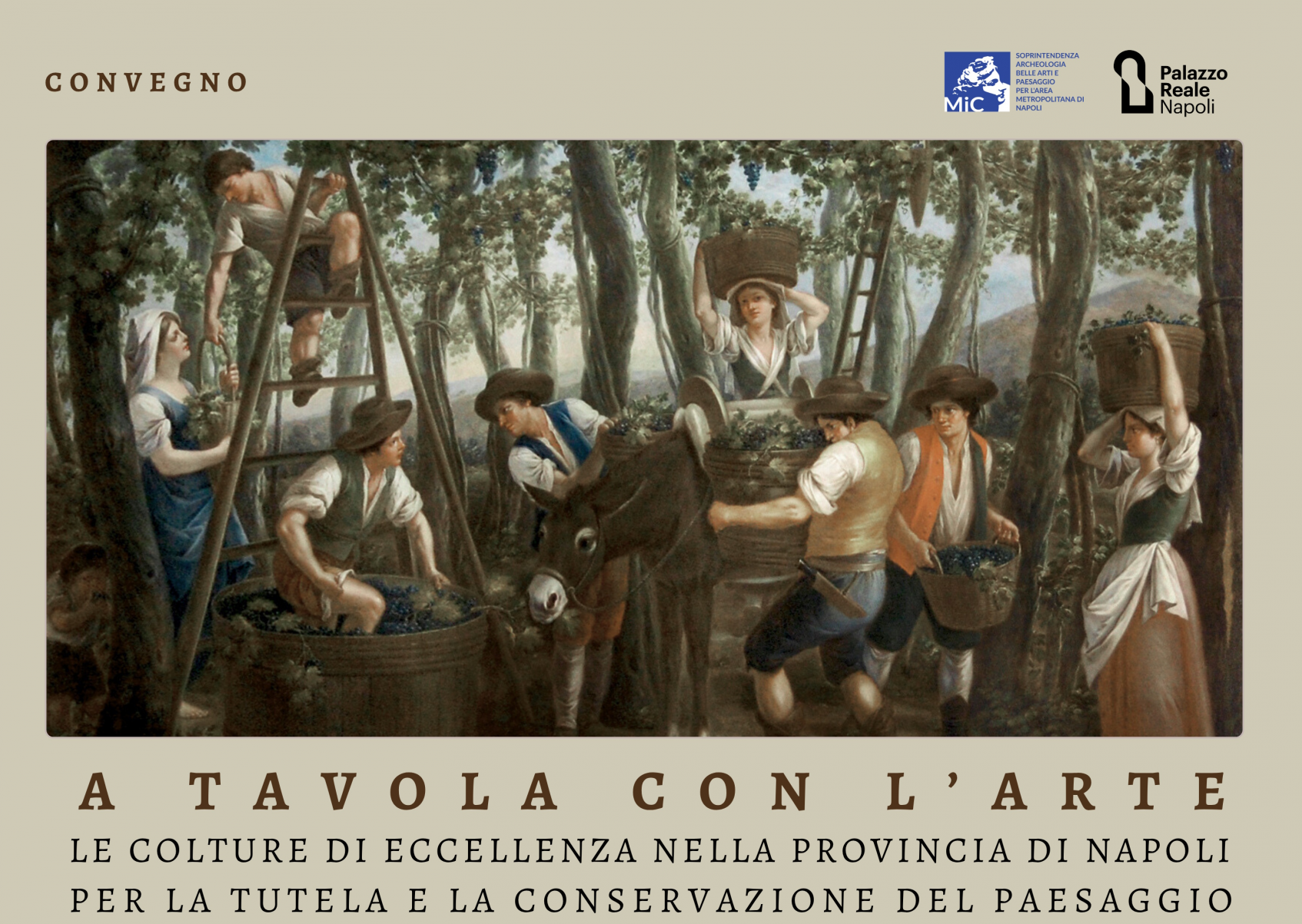 A TAVOLA CON L’ARTE. Le colture di eccellenza nella provincia di Napoli per la tutela e la conservazione del paesaggio