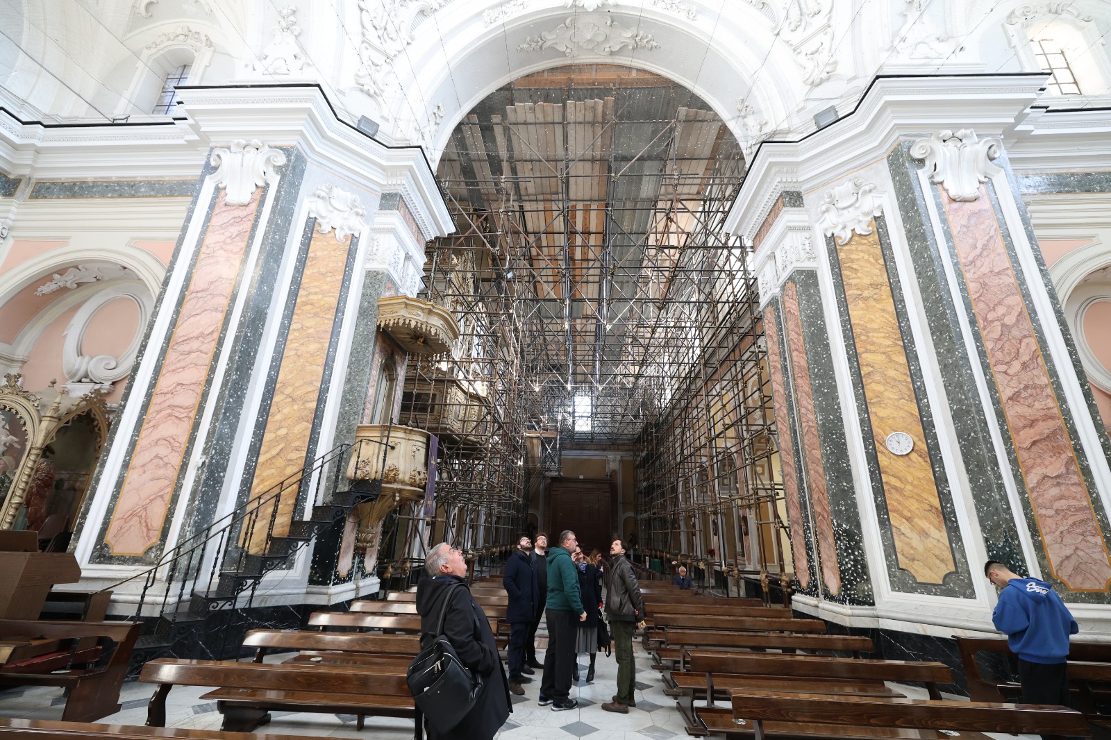 Giugliano in Campania, presentato il cantiere PNRR per la messa in sicurezza sismica della Chiesa dell’Annunziata