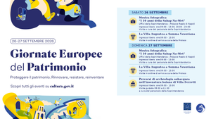 Giornate Europee del Patrimonio 2026: la Soprintendenza apre i suoi luoghi e propone nuovi percorsi tra tutela, conoscenza e partecipazione